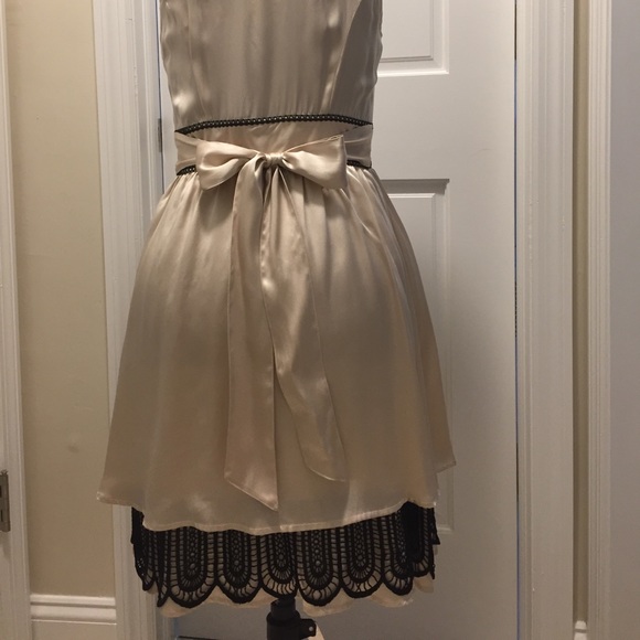 Amazing 100% silk and lace dress - Picture 3 of 6